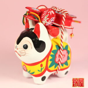 懐妊祝いのプレゼント：張り子犬・デンデン太鼓